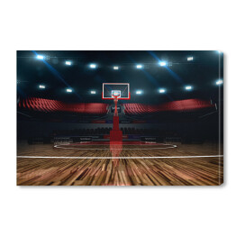 Obraz na płótnie Arena do gry w koszykówkę