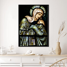 Plakat w ramie Maryja, matka Jezusa - żałoba