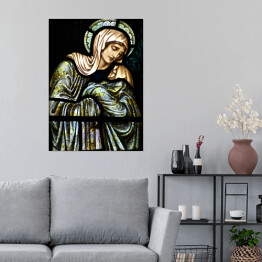 Plakat samoprzylepny Maryja, matka Jezusa - żałoba