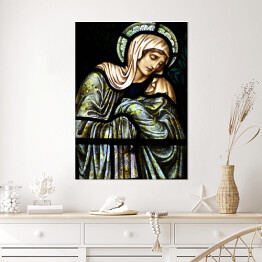 Plakat samoprzylepny Maryja, matka Jezusa - żałoba