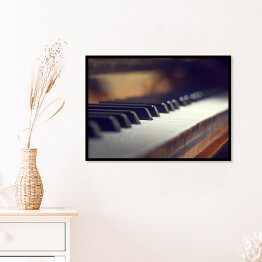 Plakat w ramie Klawisze fortepianu