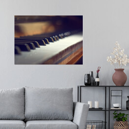 Plakat samoprzylepny Klawisze fortepianu