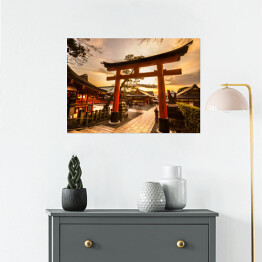 Plakat samoprzylepny Świątynia Fushimi Inari Taisha w Kioto