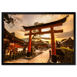 Plakat w ramie Świątynia Fushimi Inari Taisha w Kioto