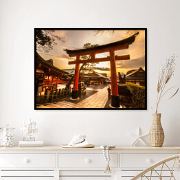 Plakat w ramie Świątynia Fushimi Inari Taisha w Kioto