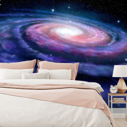 Fototapeta Galaktyka spiralna - ilustracja Drogi Mlecznej