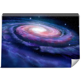 Fototapeta winylowa zmywalna Galaktyka spiralna - ilustracja Drogi Mlecznej