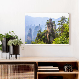 Obraz na płótnie Góry skalne w Parku Narodowym, Chiny