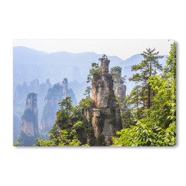 Obraz na płótnie Góry skalne w Parku Narodowym, Chiny