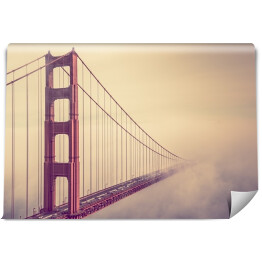 Fototapeta Golden Gate znikające w oddali we mgle