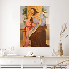 Plakat Cordoba - obraz św. Józefa w Iglesia Santo Anchel