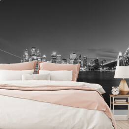 Fototapeta samoprzylepna Opera w Sydney i panorama miasta widziana z mostu portowego