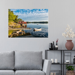 Plakat samoprzylepny Archipelag na szwedzkim wybrzeżu