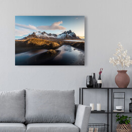 Obraz na płótnie Vesturhorn Mountain, Iceland