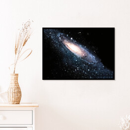 Plakat w ramie Spiralna Galaktyka we Wszechświecie