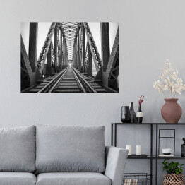Plakat samoprzylepny Most kolejowy, Adana, Turcja