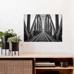 Plakat samoprzylepny Most kolejowy, Adana, Turcja