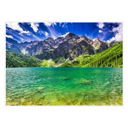 Plakat Jezioro wśród gór