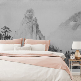Fototapeta winylowa zmywalna Chiński obraz - krajobraz górski