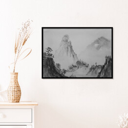 Plakat w ramie Chiński obraz - krajobraz górski