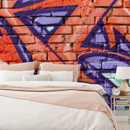 Fototapeta samoprzylepna Kolorowe graffiti na ścianie
