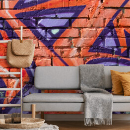 Fototapeta winylowa zmywalna Kolorowe graffiti na ścianie