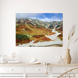 Plakat Wzgórza w kolorach jesieni