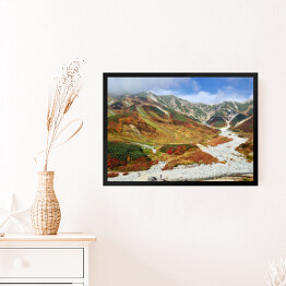 Obraz w ramie Wzgórza w kolorach jesieni