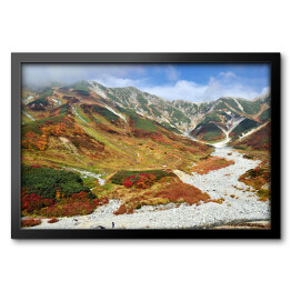 Obraz w ramie Wzgórza w kolorach jesieni