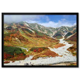 Plakat w ramie Wzgórza w kolorach jesieni