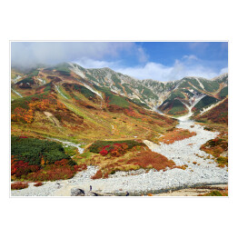 Plakat Wzgórza w kolorach jesieni