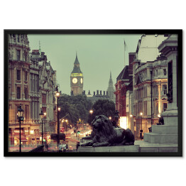 Plakat w ramie Trafalgar Square w Londynie
