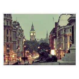 Plakat samoprzylepny Trafalgar Square w Londynie