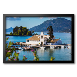 Obraz w ramie Piękna Korfu