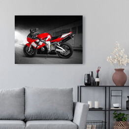 Maksymalna szybkość - czerwony motocykl