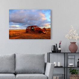 Obraz na płótnie Jasne niebo nad Nullarbor Plain, Australia