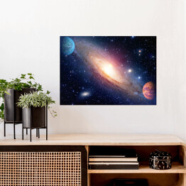 Plakat Układ Słoneczny - tworzenie Galaktyk