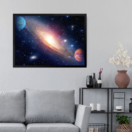 Obraz w ramie Układ Słoneczny - tworzenie Galaktyk