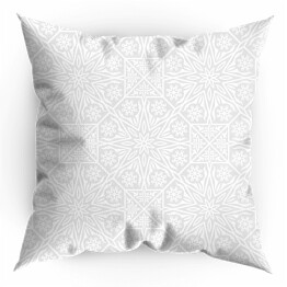 Poduszka Tapeta ornament. Geometryczna kompozycja 3D