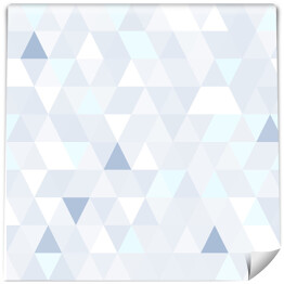 Tapeta w rolce Połyskujące niebieskie trójkąty 