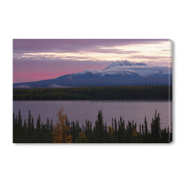 Obraz na płótnie Willow Lake, południowowschodnia Alaska