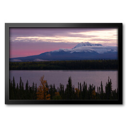 Obraz w ramie Willow Lake, południowowschodnia Alaska