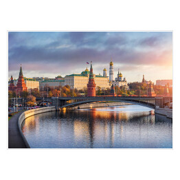 Plakat samoprzylepny Most w Moskwie
