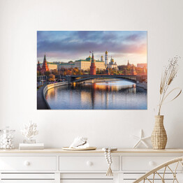 Plakat samoprzylepny Most w Moskwie
