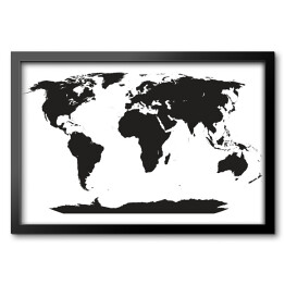Bardzo szczegółowa mapa świata