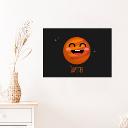 Plakat Uśmiechnięta planeta Jowisz