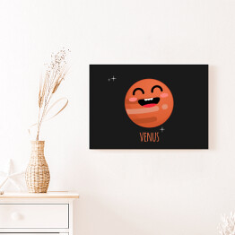 Obraz na płótnie Uśmiechnięta planeta Wenus