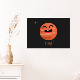 Plakat Uśmiechnięta planeta Wenus