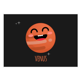 Plakat Uśmiechnięta planeta Wenus