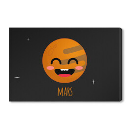 Obraz na płótnie Uśmiechnięty Mars